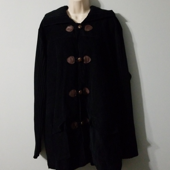 Denim & Co. Women's 3xl sweater Shacket - Picture 3 of 8